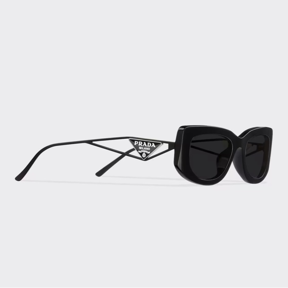 Authentic Prada PR14YS sunglasses with triangle logo